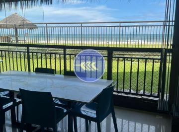 Apartamento · 101m² · 3 Quartos · 2 Vagas · Apartamento nascente, térreo, mobiliado e com vista para o mar no Aquiraz Riviera.
