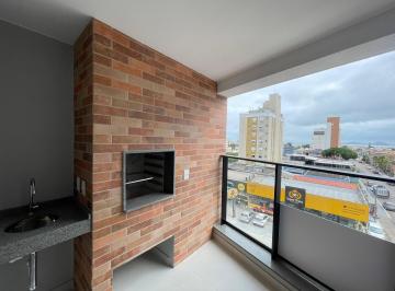 CHURRASQUEIRA · Apartamento de 2 quartos com 2 suites e ótima infraestrutura de lazer em Balneário, Florianópolis-SC