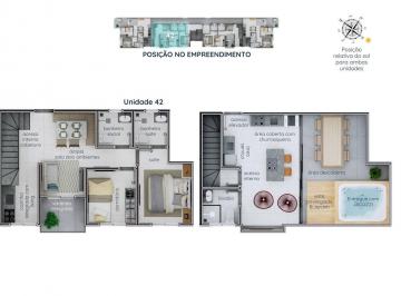 Apartamento · 96m² · 2 Quartos · 1 Vaga · Cobertura 2 dormitórios 1 suíte - Bairro Campestre