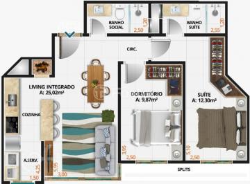 f58e4d4c · Apartamento, 2 dormitórios, 81.58 m², em Navegantes