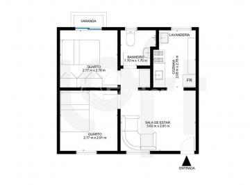 Apartamento de 2 quartos Venda R$ 225.000 · Apartamento, 2 dormitórios, 49 m², em Jardim Mitsutani