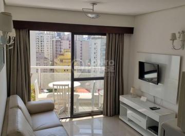 Apartamento · 34m² · 1 Quarto · 1 Vaga · Flat à venda e locação em Moema 1 suíte, 1 vaga e varanda proximo ao metrô