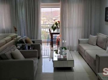 Apartamento · 104m² · 2 Quartos · REF 16.373 - Lindo apto Centro de SBC, de 104 m² a.u., sendo 2 suítes, com living ampliada, sala de
