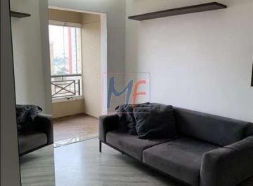 Apartamento · 53m² · 2 Quartos · REF: 16.166 - Lindo apto na Vila Pires, de 53 m², com 2 quartos (1 suíte), sala com sacada, cozinha,