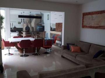 Casa · 300m² · 5 Quartos · REF: 15.078 - Belo sobrado de alto padrão em condomínio, 3 níveis, 5 quartos (2 suítes), piscina, ed