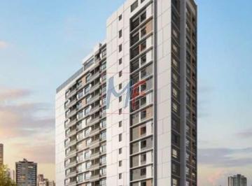 Apartamento · 20m² · 1 Quarto · Excelente apto studio Campo Belo,  20m² a.u., quarto, sala, cozinha, banheiro, lazer. Prox. Av. Ver.