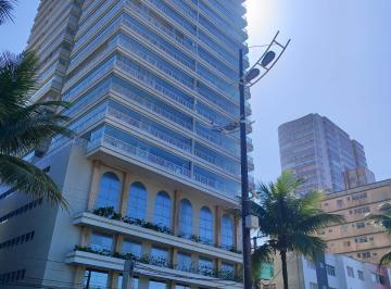 Apartamento de 3 quartos, Praia Grande · Aviação frente total mar com três suites 