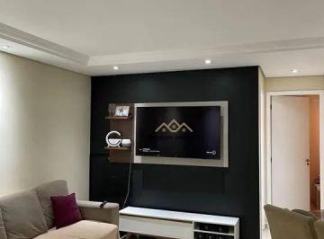 Sala de estar · APARTAMENTO A VENDA, 2 QUARTOS, 48M², R$351.070.00, CONDOMÍNIO RESIDENCIAL VIOLETA, NOVA CIDADE JARD