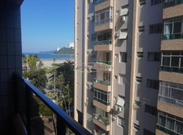 Foto 01 · Apartamanto Flat mobiliado com Vista Mar na Praia do Itararé em São Vicente / SP