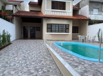 7e3b30e4ff9ffe589d76ac4881246b912a2e3661 · Casa com 4 dormitórios à venda, 183 m² por R$ 650.000,00 - Balneário Três Marias - Peruíbe/SP