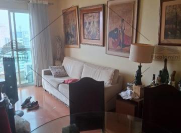 Foto 01 · Apartamento Vila Gumercindo Com 63 metros, 2 quartos, 1 suíte, sala 2 ambientes com sacada, 2 banhei