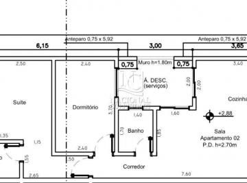 Apartamento · 112m² · 2 Quartos · 2 Vagas · Cobertura com 2 dormitórios à venda, 112 m² por R$ 437.000,00 - Vila Humaitá - S