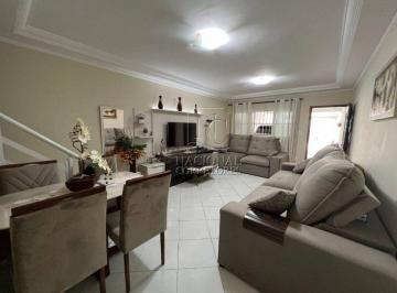 Casa · 150m² · 3 Quartos · 2 Vagas · Sobrado com 3 dormitórios à venda, 150 m² por R$ 870.000,00 - Vila Camilópolis - Santo André/SP