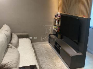 Apartamento · 110m² · 2 Quartos · 1 Vaga · Cobertura com 2 dormitórios à venda, 110 m² por R$ 650.000,00 - Vila Curuçá - Santo André/SP
