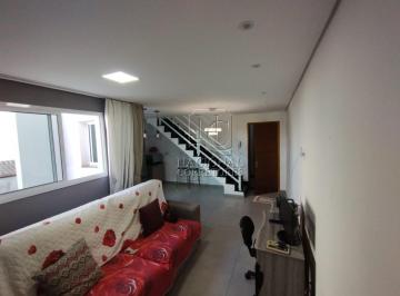 Apartamento · 125m² · 2 Quartos · 2 Vagas · Cobertura com 2 dormitórios à venda, 125 m² por R$ 560.000,00 - Vila Homero Thon - Santo André/SP