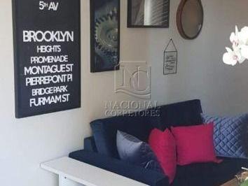 Apartamento · 41m² · 1 Quarto · 1 Vaga · Apartamento com 1 dormitório à venda, 41 m² por R$ 340.000,00 - Vila Valparaíso - Santo André/SP