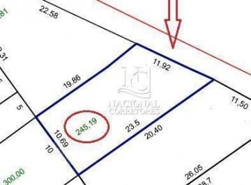 Terreno · 245m² · Terreno à venda, 245,19 m² por R$ 530.000 - Parque Novo Oratório - Santo André/SP