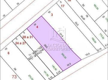 Terreno · 305m² · Terreno à venda, 305 m² por R$ 420.000,00 - Jardim das Maravilhas - Santo André/SP