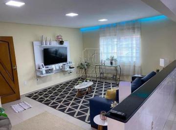 Casa · 180m² · 3 Quartos · 5 Vagas · Sobrado com 3 dormitórios à venda, 180 m² por R$ 851.000,00 - Vila Pires - Santo André/SP