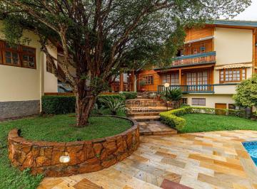 Casa · 540m² · 5 Quartos · 8 Vagas · Sobrado estilo suiço, alto padrão, com piscina, 5 suítes, 8 vagas à venda, 540 m² por R$ 4.000.000 -