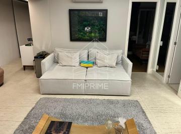 Apartamento · 85m² · 1 Quarto · 2 Vagas · Brooklin Mobiliado,  Varanda  1 suíte , closet,   banheiro e lavabo, 2 vagas