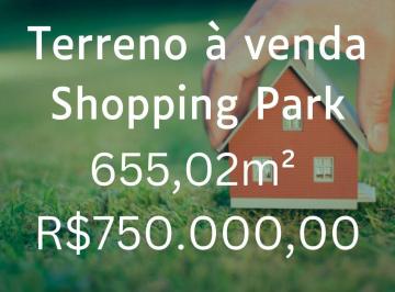 Terreno · 655m² · Terreno à venda, 655 m² por R$ 750.000,00 - Varanda Sul - Uberlândia/MG