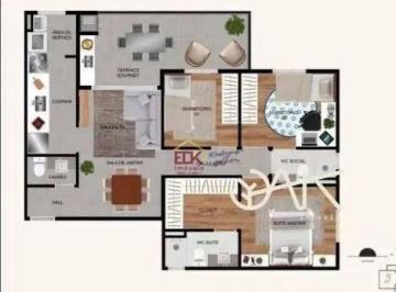 fe9908878b6026720af59651b8147e26ea285cb8 · Apartamento com 3 dormitórios à venda, 90 m² por R$ 506.000 - Condomínio Residencial Colinas do Para