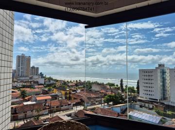 Foto 01 · Apartamento amplo, 2 quartos, varanda , vista para o mar e serra- Mongaguá