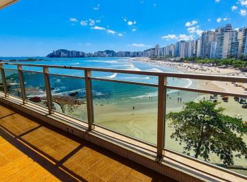 Apartamento · 201m² · 3 Quartos · 1 Vaga · Apartamento frente ao mar à venda no Guarujá, Praia das Pitangueiras