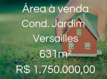 Terreno · 631m² · Terreno à venda, Bairro Jardim Versailles - Uberlândia/MG