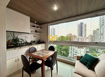 Varanda com churrasqueira · Apartamento 3 Quartos a Venda em Santos - SP