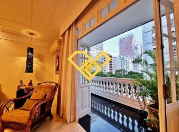 Apartamento · 429m² · 4 Quartos · 3 Vagas · Apartamento com 4 Dormitórios e Vista Parcial para o Mar no Gonzaga – Santos/SP