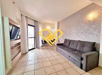 SALA ·  Flat Mobiliado com Vista Mar para Alugar – Santos/SP