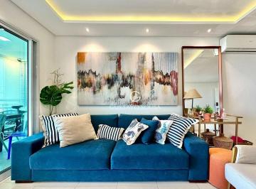 c10ac5eb31309c26eee3e4ff28af29ee88cb50a7 · Apartamento no Golf ville com 3 dormitórios à venda, 115 m² por R$ 1.570.000 - Porto das Dunas - Aqu