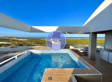 Apartamento · 210m² · 3 Quartos · 2 Vagas · Cobertura mobiliada para aluguel em Porto das Dunas com vista deslumbrante para o mar!