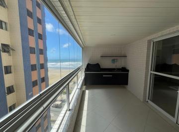 Apartamento de 2 quartos, Praia Grande · APARTAMENTO 2 QUARTOS SENDO SUITES FRENTE AO MAR!