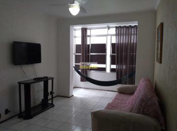 Apartamento · 82m² · 1 Quarto · 1 Vaga · Apto grande 1 dorm, de frente à praia Centro, SV - R$ 300 mil