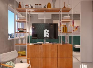 Apartamento · 30m² · 1 Quarto · Apartamento com móveis sob medida e eletros. Confira!
