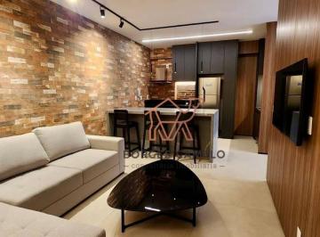 32709f02104212293b6652bbc04d76e33428a245 · Apartamento MOBILIADO 1 quarto, 44 m² - venda por R$ 1.100.000 ou aluguel por R$ 5.400/mês - Santo