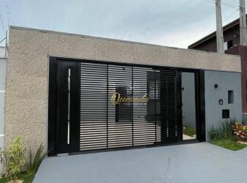 4eb653fc5e57b357ef73d457053bb6d86680f765 · Casa térrea, nova, á venda, 3 dormitórios, 1 suíte, quintal, Jardim Belo Horizonte, Indaiatuba.