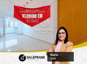 Apartamento de 2 quartos, Águas Claras · RUA 33 SUL -Residencial Le Club
