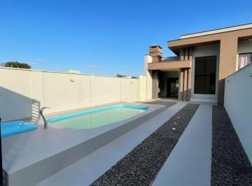 Casa · 89m² · 3 Quartos · 3 Vagas · Casa de Alto Padrão com Piscina Localizada na Barra do Saí em Itapoá/Sc