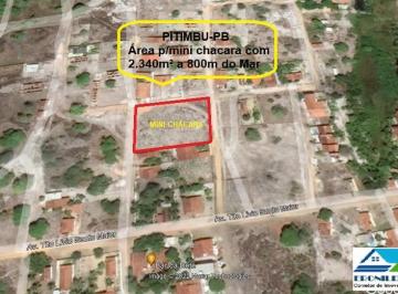 Terreno de 1 quarto, Pitimbu · PITIMBU-PB –ÁREA PARA MINI CHÁCARA COM 2.340,00M²