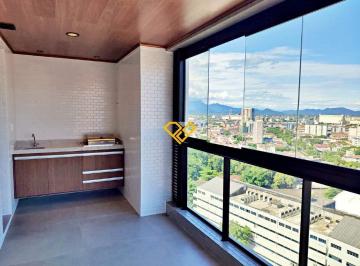 Varanda com churrasqueira · Apartamento 1 Quarto à venda em Santos - Sp