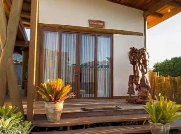 Casa · 120m² · 2 Quartos · 2 Vagas · CASA ARACÊ LUXUOSA EM CONDOMÍNIO RESERVA DA BARRA EM PRADO - BA!