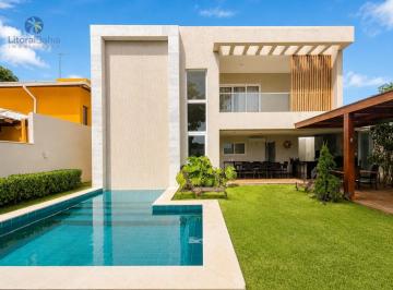 Casa · 330m² · 6 Quartos · 2 Vagas · Casa à venda em Camaçari, Guarajuba (Monte Gordo), com 6 suítes, com 330 m², Condomínio Paraíso