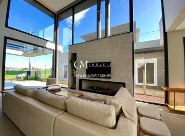 Casa · 343m² · 4 Quartos · 2 Vagas · Casa com 4 suítes em condomínio fechado