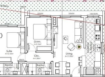 Apartamento · 57m² · 1 Vaga · OPORTUNIDADE PRÓXIMO A AVENIDA GRAMADO- CANELA