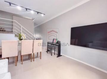 Casa · 110m² · 2 Quartos · 3 Vagas · Sobrado a venda em Condomínio Mobiliada 110 m², 2 suítes e 3 vagas - Vila Bela