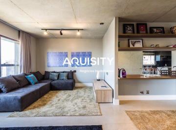 Sala de estar · Apartamento para locação no MaxHaus Brooklin - ão Paulo